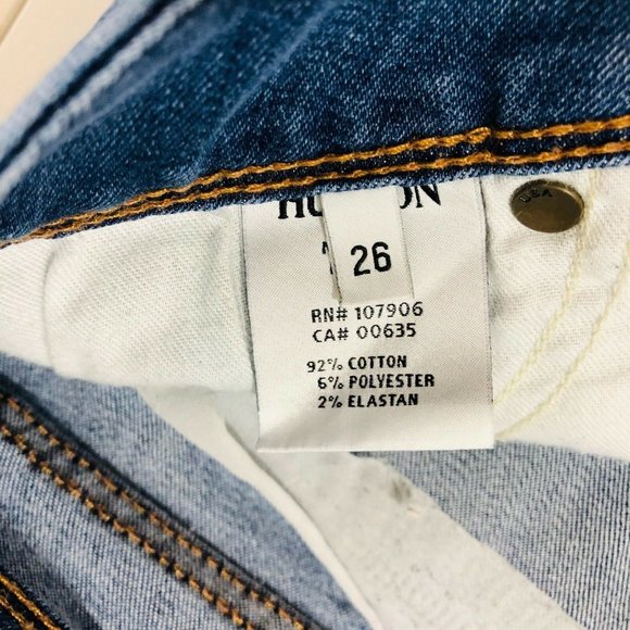 Hudson Ginny Straight Ankle Cuff Jeans - Picture 9 of 11